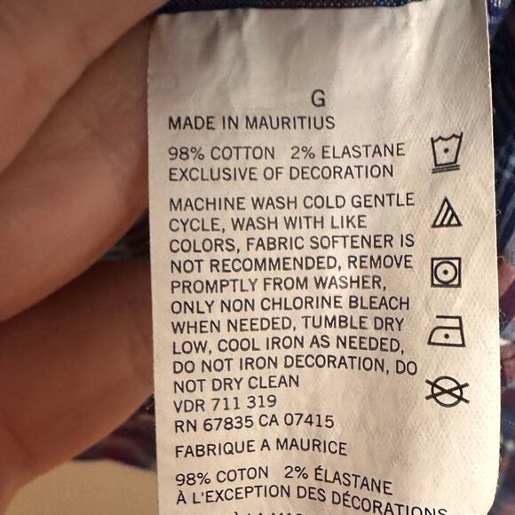 Nautica Men’s Plaid Button Down Shirt Size Large Navy Red Classic Fit - Picture 7 of 7